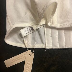 Skims White Corset Top